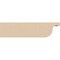 Ekena Millwork 2in. W x 4in. H x 16in. L Del Monte Woodgrain TimberThane Rafter Tail, Primed Tan RFTUR02X04X16DELRCPR - alternate 2
